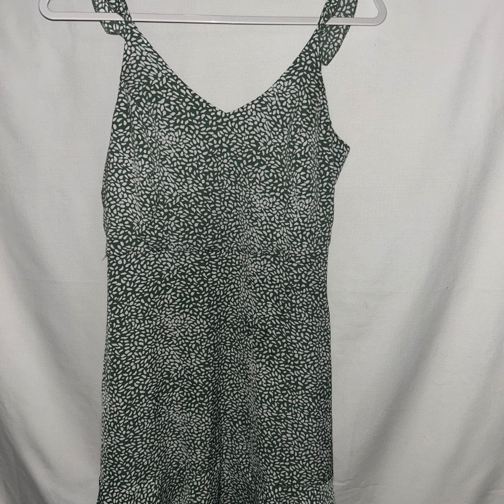 She + Sky Sundress with Ruffle Sleeves
